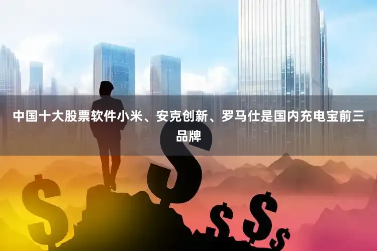 中国十大股票软件小米、安克创新、罗马仕是国内充电宝前三品牌
